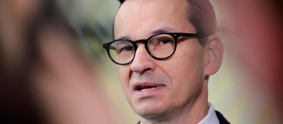 Poland's Prime Minister Mateusz Morawiecki