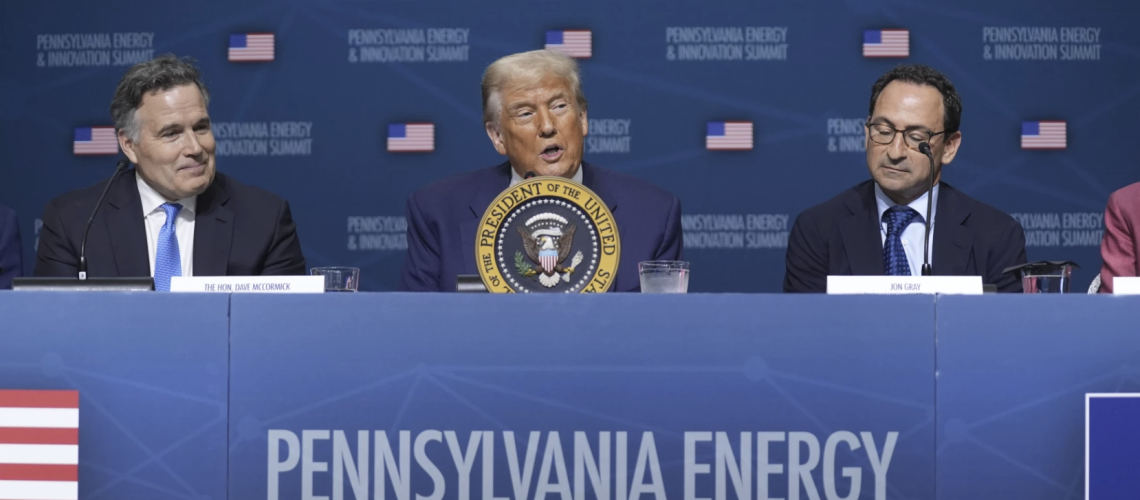 trump pittsburgh penn ai summit energy